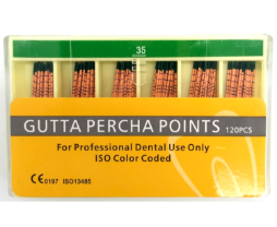 GUTTA PERCHA POINTS No55 του Αγγλικού Οίκου Wellkan 120pcs